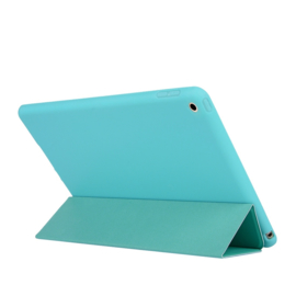 TPU Bescherm-Cover Hoes Map voor iPad 10.2  - Turquoise -  A2197   A2198