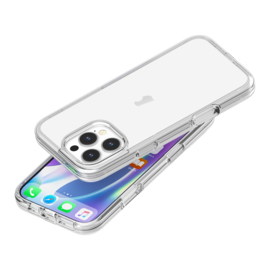 Transparant Hard-Cover Bescherm-Hoes + Screenprotector voor iPhone 16 PRO MAX