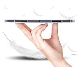 TPU Flex Bescherm- Hoes Cover Skin voor  iPad Air 10.9   -  Transparant  A2316 A2589