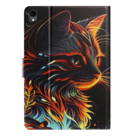 Luxe Bescherm-Etui Hoes Map voor Samsung Galaxy Tab S11 - 11" -    "Kat"