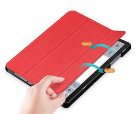 Cover Map Hoes voor Samsung Galaxy Tab A9  PLUS - 11    -  Rood