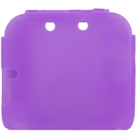 Silicone Bescherm Hoes voor Nintendo 2DS   Paars