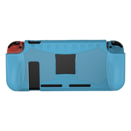 Grip TPU Bescherm Hoes Skin voor Nintendo Switch  -  Blauw