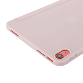 TPU Bescherm-Cover Hoes Map voor iPad 10th 10.9 - 2022  - Roze