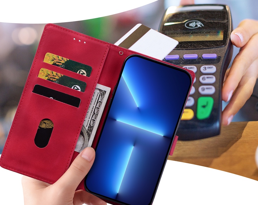 BookCover Hoes Etui Mapje voor Samsung Galaxy A56 - A36  -  Rood   -  Bloem Reliëf