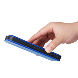 Slim Carbon  Cover Hoes Etui voor iPhone 15    Blauw  - Carbon A3090