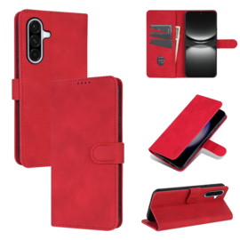 Luxe BoekCover Hoes Etui voor Samsung Galaxy A36 - A56  -  Rood