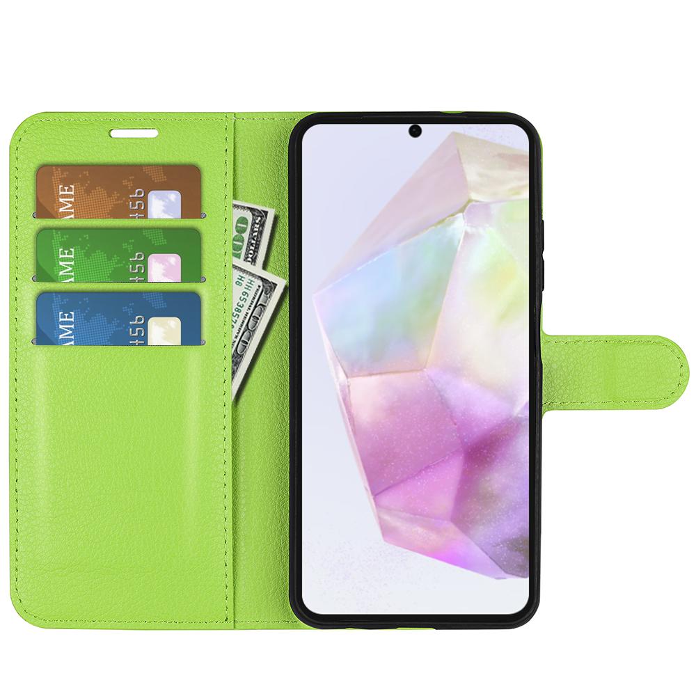 Boek-Cover Hoes Etui voor Samsung Galaxy A36 - A56  -  Groen