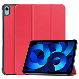 Bescherm-Cover Hoes Map voor iPad 10 - 10.9 -  2022  Rood