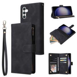 BookCover Wallet Etui voor Samsung Galaxy S24 -  5G    Zwart