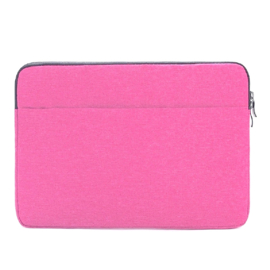 15.6 Inch Sleeve Pouch Hoes Etui voor Laptop - Macbook Roze