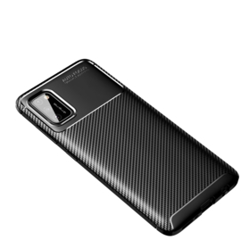 Samsung Galaxy A32 5G   - Carbon TPU Bescherm-Hoes Skin -  Zwart