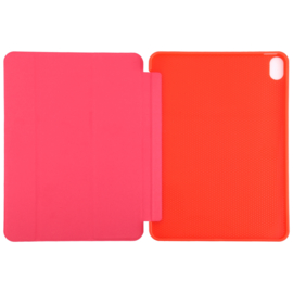 TPU Bescherm-Cover Hoes Map voor iPad Air   10.9  -  Rood    A2316 A2589