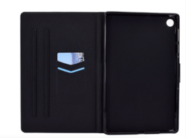 Luxe Bescherm-Etui Hoes Map voor Samsung Galaxy Tab A9 Plus - 11 -    "Young Fox"