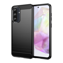 TPU Bescherm-Hoes Skin Cover voor  Samsung Galaxy A37 - A56 - A36 - Zwart