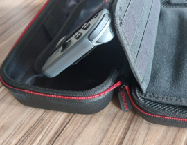 Luxe XXL Aerocase Etui Hoes voor Nintendo Switch - Switch OLED   Zwart