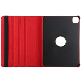 360º Standaard Hoes Map voor iPad Pro 11 -    Rood