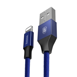 Lightning Oplader en Data USB Kabel voor iPhone - iPad Serie  - 180cm   Blauw