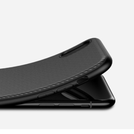 Slim Carbon Bescherm-Hoes Skin  voor iPhone XR   Grijs