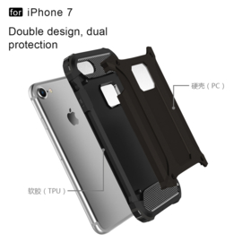 Hybrid Tough Armor-Case Bescherm-Cover Hoes voor iPhone 7 of 8