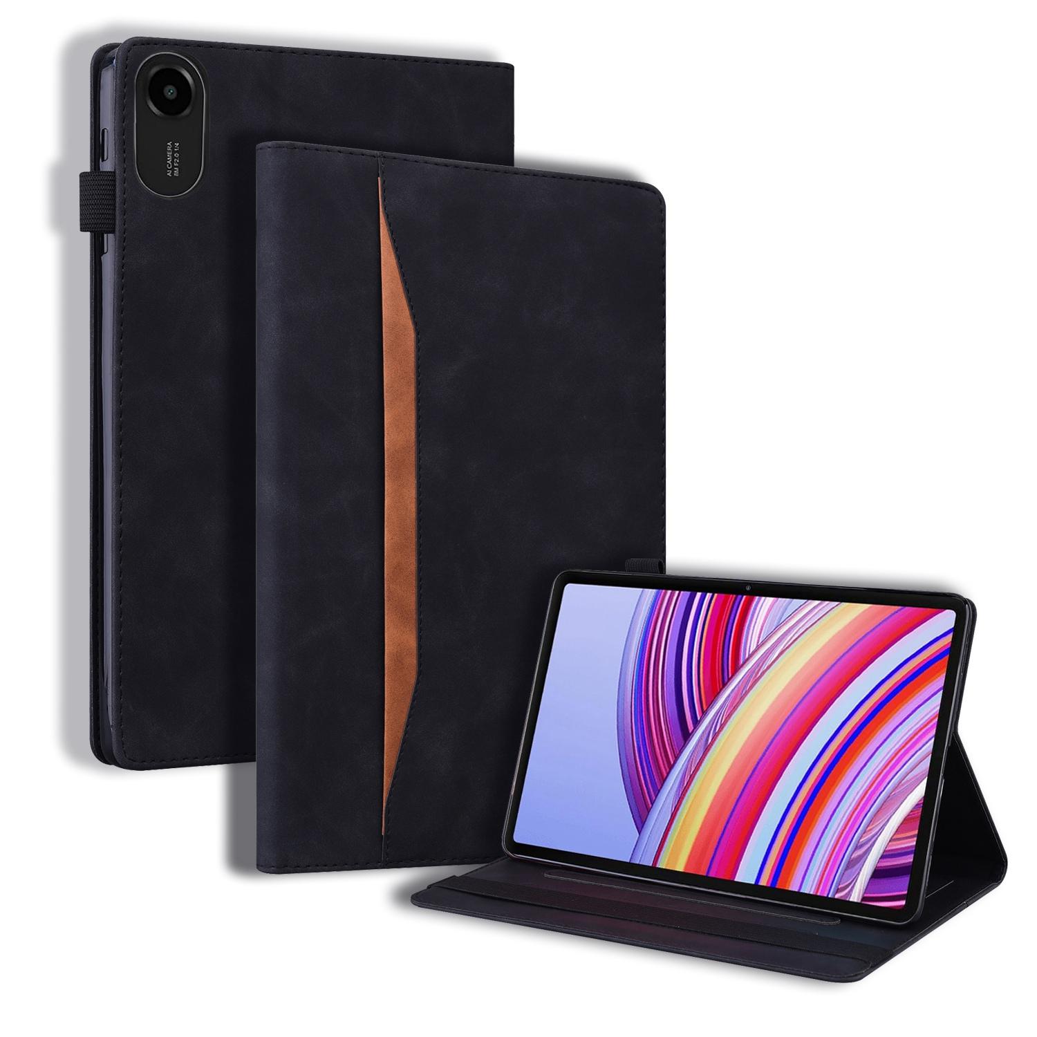 Luxe Bescherm-Etui Hoes Map voor Xiaomi Redmi Pad 2 - 11"  -   Zwart