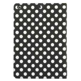 Dot Style PU Bescherm-Opberg Etui Hoes voor iPad Air   Zwart