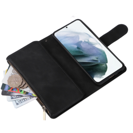 BookCover Wallet Etui voor Samsung Galaxy S22 -  5G    Zwart