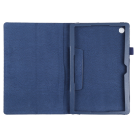 PU Kunstleer-Hoes Map voor Samsung Galaxy Tab A8 10.5  Blauw