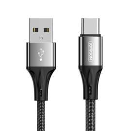Luxe USB C - Oplader en Data Kabel voor iPhone Serie -    20cm   Zwart
