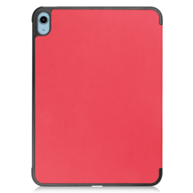 Bescherm-Cover Hoes Map voor iPad 10 - 10.9 -  2022  Rood