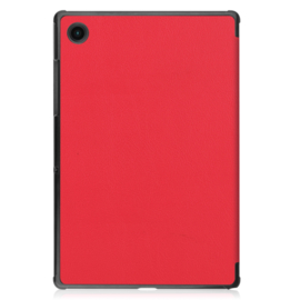 Cover Map Hoes voor Samsung Galaxy Tab A8 10.5  - Rood