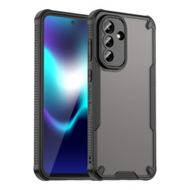 TPU-Crystal Bescherm-Hoes Cover Skin voor Samsung Galaxy A37 A36 A56    Zwart - Transparant