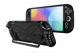Grip TPU Bescherm-Skin Hoes Cover voor Nintendo Switch 2 - Zwart