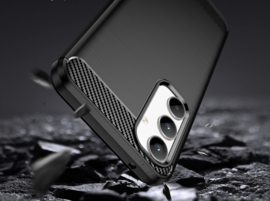 Samsung Galaxy A35 - Flex Armor TPU Bescherm-Hoes Skin - Zwart