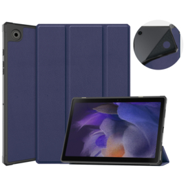 TPU Bescherm-Cover Hoes Map voor Samsung Tab A8 10.5  -  Blauw