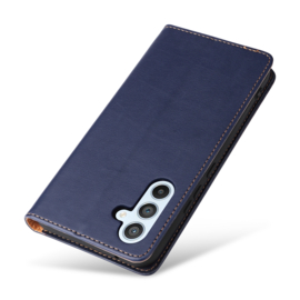 Luxe BookCover Hoes Etui voor Samsung Galaxy A55 -     Blauw