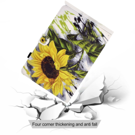 Zonnebloem  - Bescherm-Etui Map voor iPad 10.2 - iPad Air 10.5