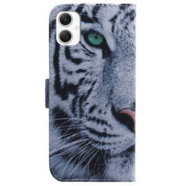 BoekCover Hoes Etui voor Samsung Galaxy A06  -       Tijger