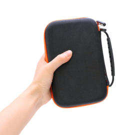 Aero-case Etui Hoes voor Nintendo New 3DS XL - 3DS XL -  Oranje Zwart