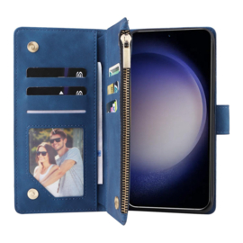 Boek-Cover Portemonne Etui Hoes voor Samsung Galaxy S26     Blauw