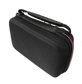 Luxe Aero-case Etui Hoes voor Nintendo New 3DS XL - 3DS XL - 2DS XL - DSi XL  -  Zwart-Nylon