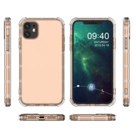 Flex-Cover TPU Bescherm-Hoes Skin voor iPhone 11 -    Transparant