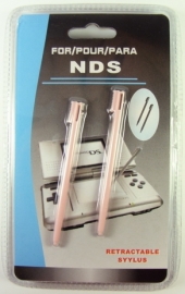 2x Stylus pen voor Nintendo DS  Roze