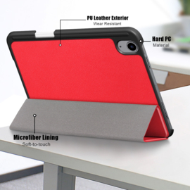 Bescherm-Cover Hoes Map voor iPad Mini 6  -  Rood