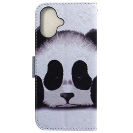 BookCover Etui Hoes Mapje  voor iPhone 16   - Panda