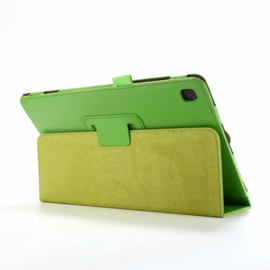 PU Kunstleer-Map Hoes voor Samsung Galaxy Tab A7 10.4.  Groen