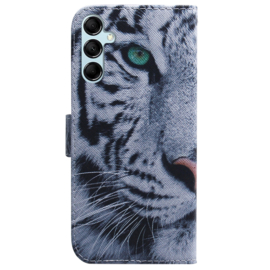BookCover Hoes Etui voor Samsung Galaxy A15  -    Tijger