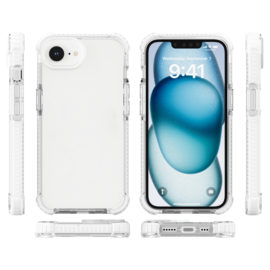 Luxe TPU Bescherm-Hoes Cover Skin voor iPhone 16e   -   Transparant
