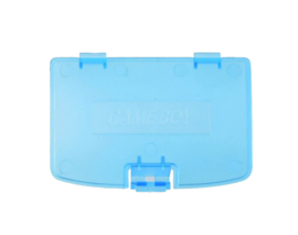 Batterij-klepje / Battery Cover Gameboy Color   Blauw Transprant