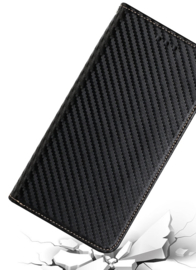 Luxe BookCover Hoes Etui voor Samsung Galaxy   A05S  -  Zwart-Carbon